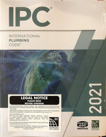 2021 International Plumbing Code (International Code Council Series) 1st Edition ISBN: 9781609839628